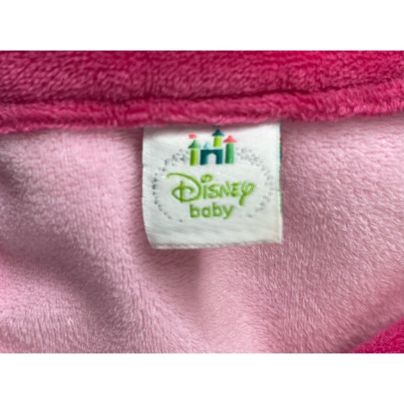 Disney Baby Minnie Mouse Rattle Lovey Plush Security Toy Blanket Pink - Picture 4 of 9